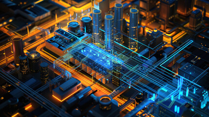 Extensive use of the Internet and the Internet of Things for industrial production mode, Industry 4.0, new quality productivity