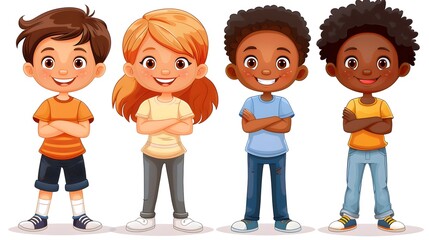 Kids shirt design isolated on white background