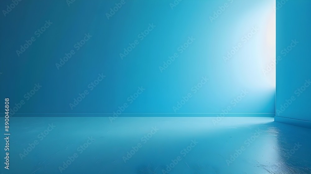 Aufkleber smooth gradient blue backdrop for tech gadget product presentation and display