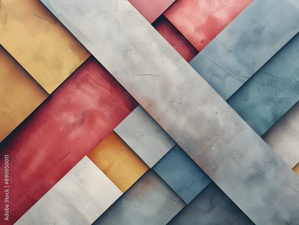 Poster elegant abstract geometric pattern in muted tones for modern product showcase backdrop