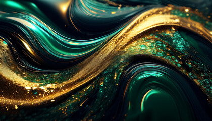 Tekstura z brokatem, luksusowa tapeta generative ai