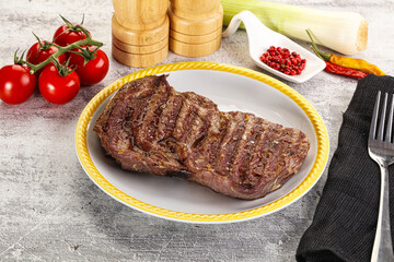 Rib eye steak grilled beef