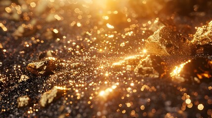 Capturing precious metals background