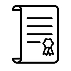 Certificate icon template