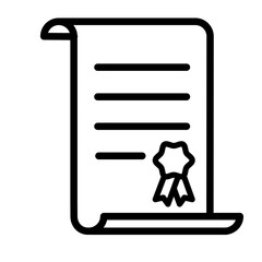 Certificate icon template