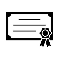 Certificate icon template