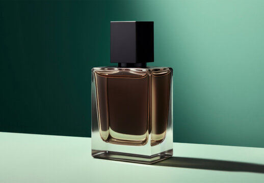 Product Perfume Bottle Mockup With Generative AI