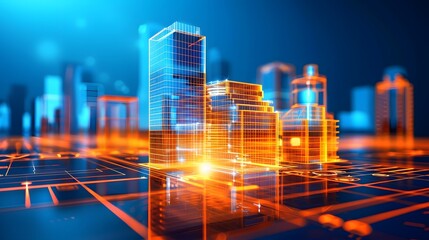 Future-Forward Construction: Showcasing Cutting-Edge Structural Innovations in Complementary Color Scheme