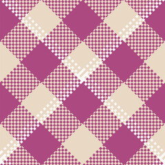 Tartan Plaid Vector Seamless Pattern. Traditional Scottish Checkered Background. Seamless Tartan Illustration Vector Set for Scarf, Blanket, Other Modern Spring Summer Autumn Winter Holiday Fabric