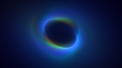 3D manual rendering abstract multicolor supernova fractal light background. Its not AI Generatd illustration.