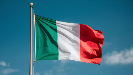 italy waving flag