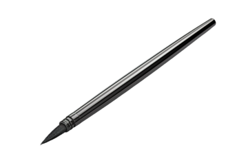 A Sleek Black Pen Lies in Wait, Ready to Capture Thoughts and Ideas on a Clear PNG or White Background.