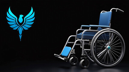 Fauteuil roulant logo handicap IA 5
