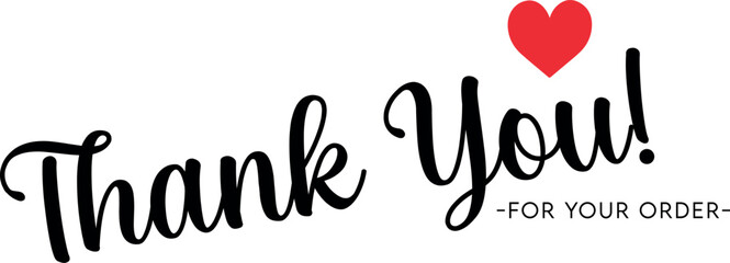 Thank You for Your Order. Elegant Thank You for Your Order Design with Stylish Graphics. Sophisticated Thank You for Your Purchase Image with Modern Elements. Chic Thank You for Your Order Graphic