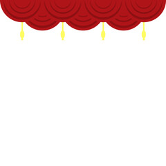 Obraz premium Circus Carnival Curtain