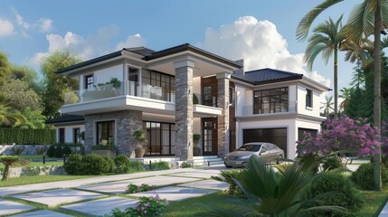 Fototapeta premium Modern Elegance. Contemporary home concept