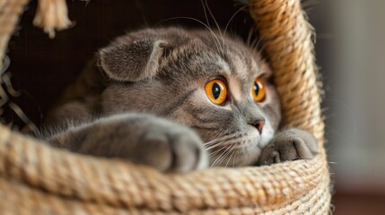 Scottish Fold: With their signature folded ears, Scottish Folds are known for their sweet, gentle temperament. They are affectionate and enjoy spending time with their human companions.
