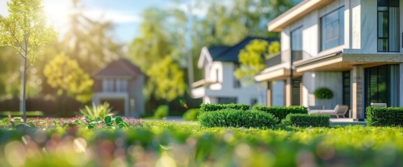 Potential Oasis. Future Real Estate Investment concept