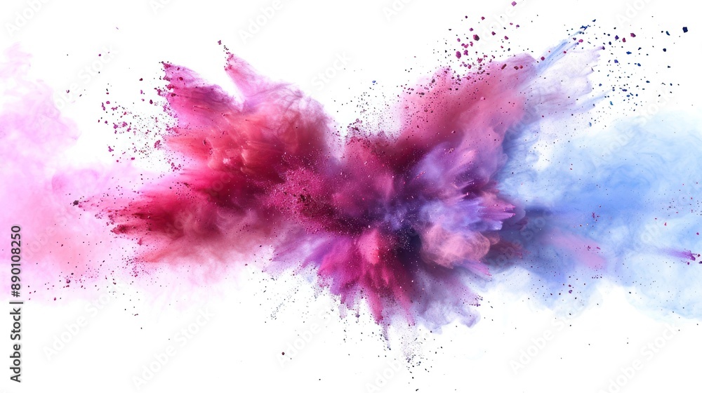 Canvas Prints Abstract Colorful Explosion