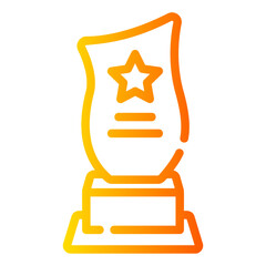 trophy Gradient icon