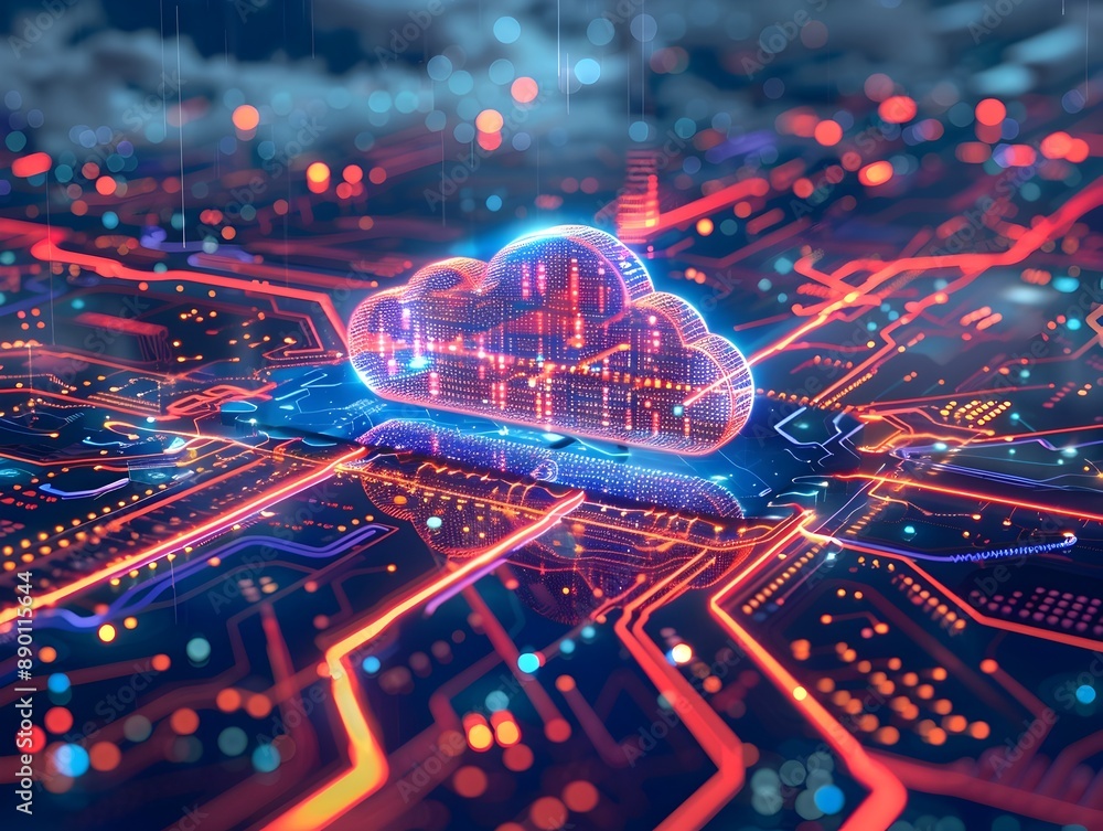 Poster cloud driven business optimization and decision making solutions powered by advanced digital technol