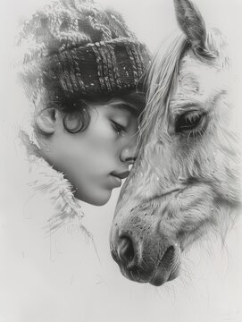 The moment with his horse.