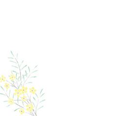 Floral water color series of frames backgrounds for wedding invitation greeting card memo notes paper page message etc