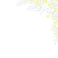 Floral water color series of frames backgrounds for wedding invitation greeting card memo notes paper page message etc