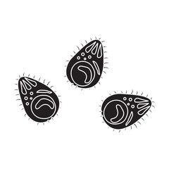 Plasmodium glyph icon 