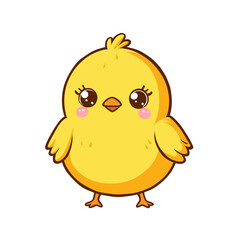 Vector yellow chick
