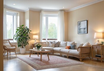 Beautiful cozy living room 