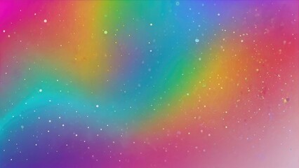Fototapeta premium Pastel Rainbow Gradient with Sparkles