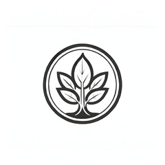 Obraz premium Tree logo, bringing a sapling