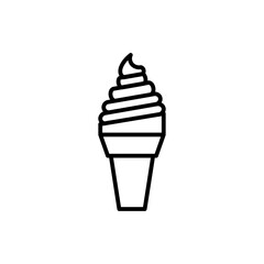 cone line icon