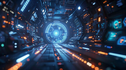 Obraz premium futuristic background