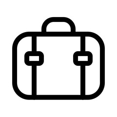 holdall icon with line style, perfect for user interface projects