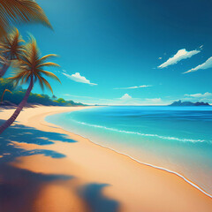 Fototapeta premium 여름의 해변