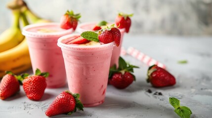 Strawberry Banana Smoothie