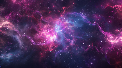 Brightly colored nebula with intricate details and a starry night sky, showcasing the wonders of astronomy