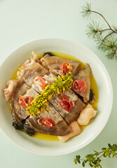 Exquisite Chinese food in China's high-end Michelin restaurants, top notch dishes, relatively expensive Cantonese cuisine