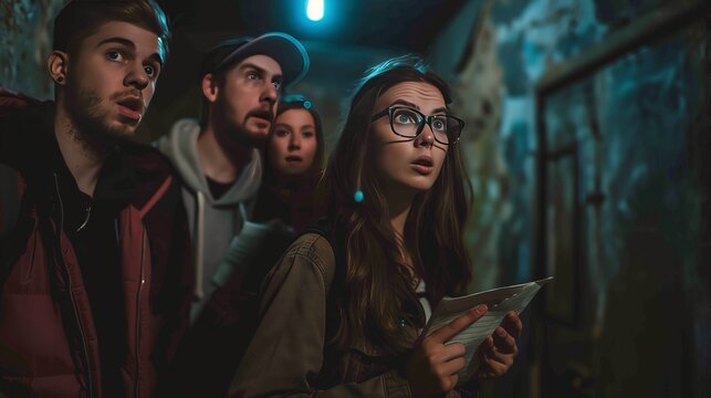 Friends are trapped in an eerie escape room, facing chilling challenges. Will they escape in time?