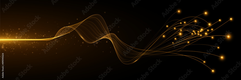 Poster futuristic glowing neural connectors analyze big data into cyberspace. neural network background. mo