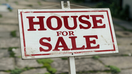 house for sale sign