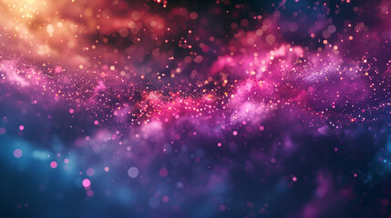 Fototapeta premium Stunning nebula with vibrant colors and sparkling stars, capturing the essence of space science.