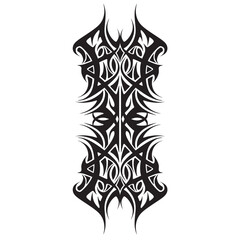 Tribal tattoo design for body