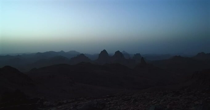 Dusk over the mountains