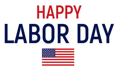 Happy Labor Day USA Text © MH