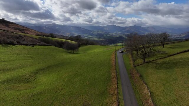 Basque mountains.