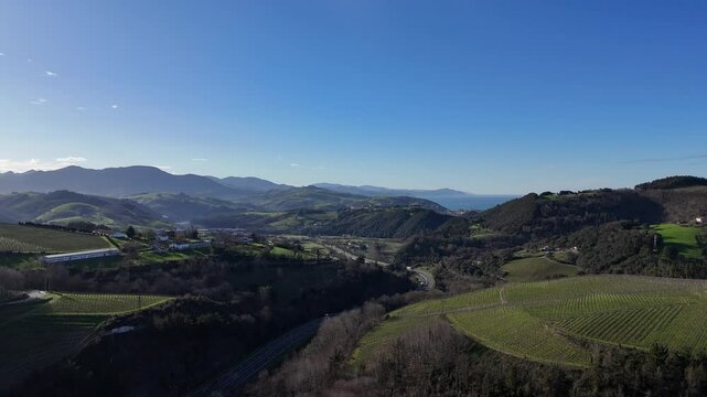 Basque mountains.