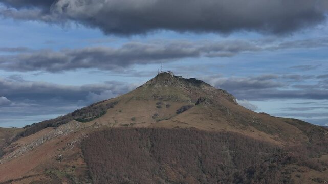 Larrun mountain at the begining of the Pyrenees at the Basque Country.